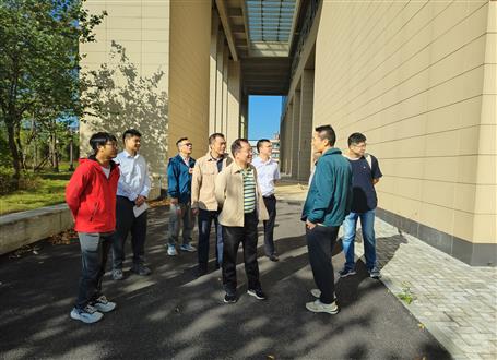 廖立波到第十分公司項目調(diào)研指導工作